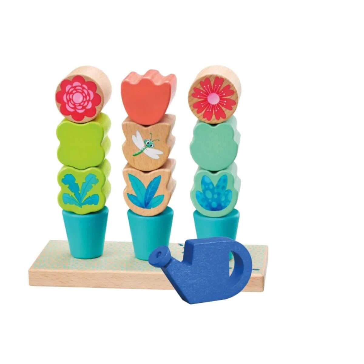 Selecta Kleinkindwelt: Steckspiel Blumen, 14 Teile