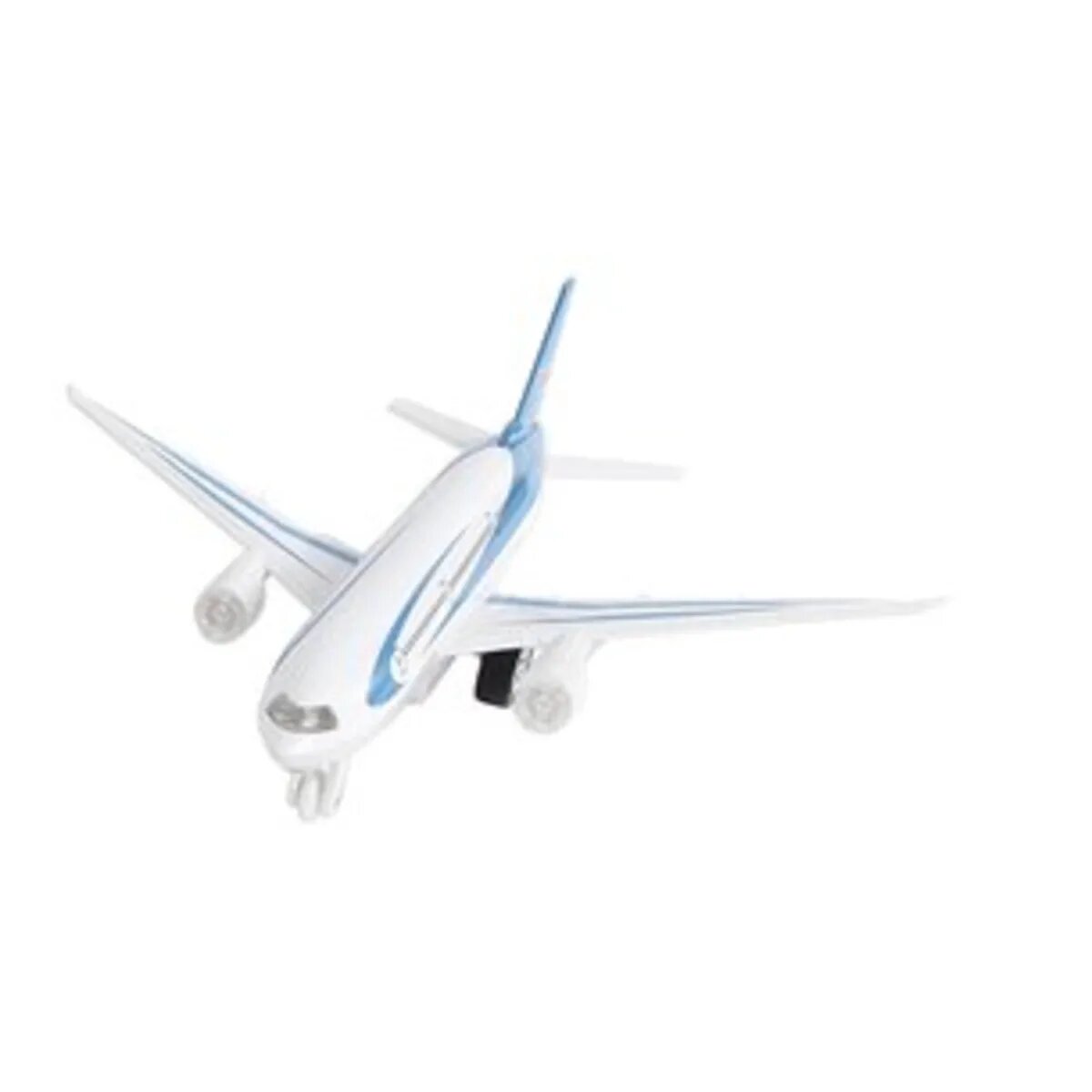 SIVA Flugzeuge mit Rückzug + Licht & Sound 18,5 cm 1 Stück, 3-fach sortiert
