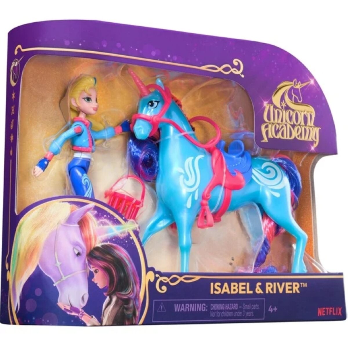 Spin Master Unicorn Academy Isabel und Einhorn River Set