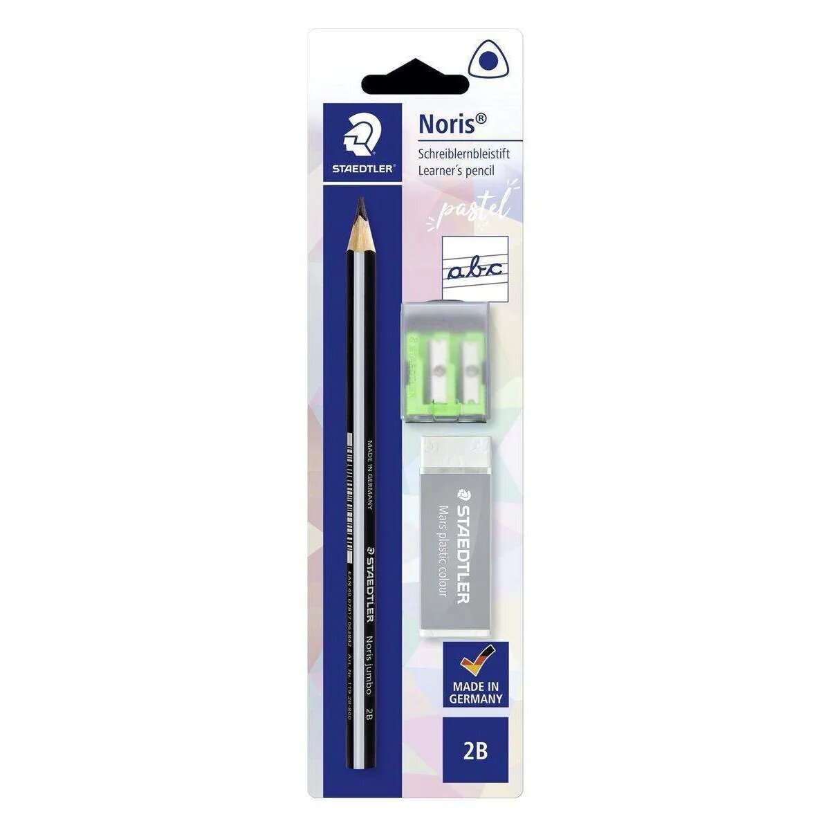 STAEDTLER® Bleistiftset jumbo Pastell FSC 100%, 1 Packung, 3-fach sortiert
