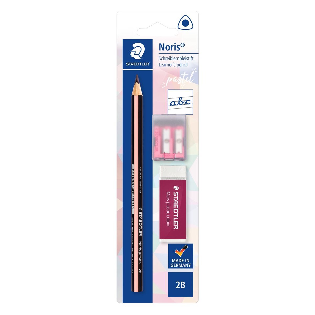 STAEDTLER® Bleistiftset jumbo Pastell FSC 100%, 1 Packung, 3-fach sortiert