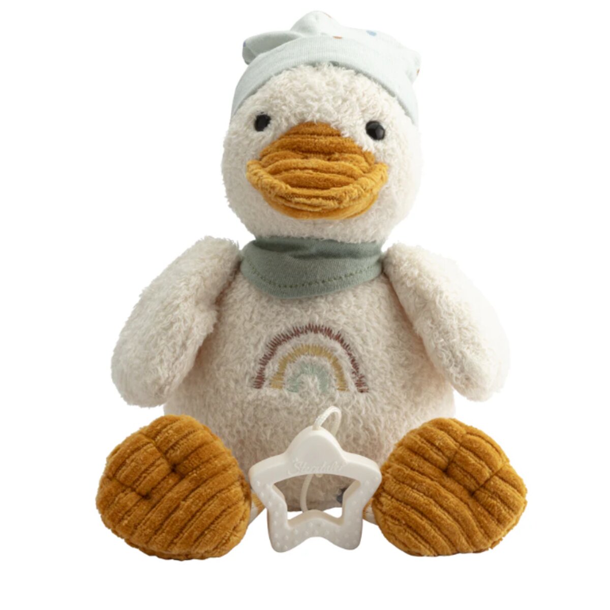 Sterntaler Spieluhr mittel, Ente Edda in cremeweiß, 20cm