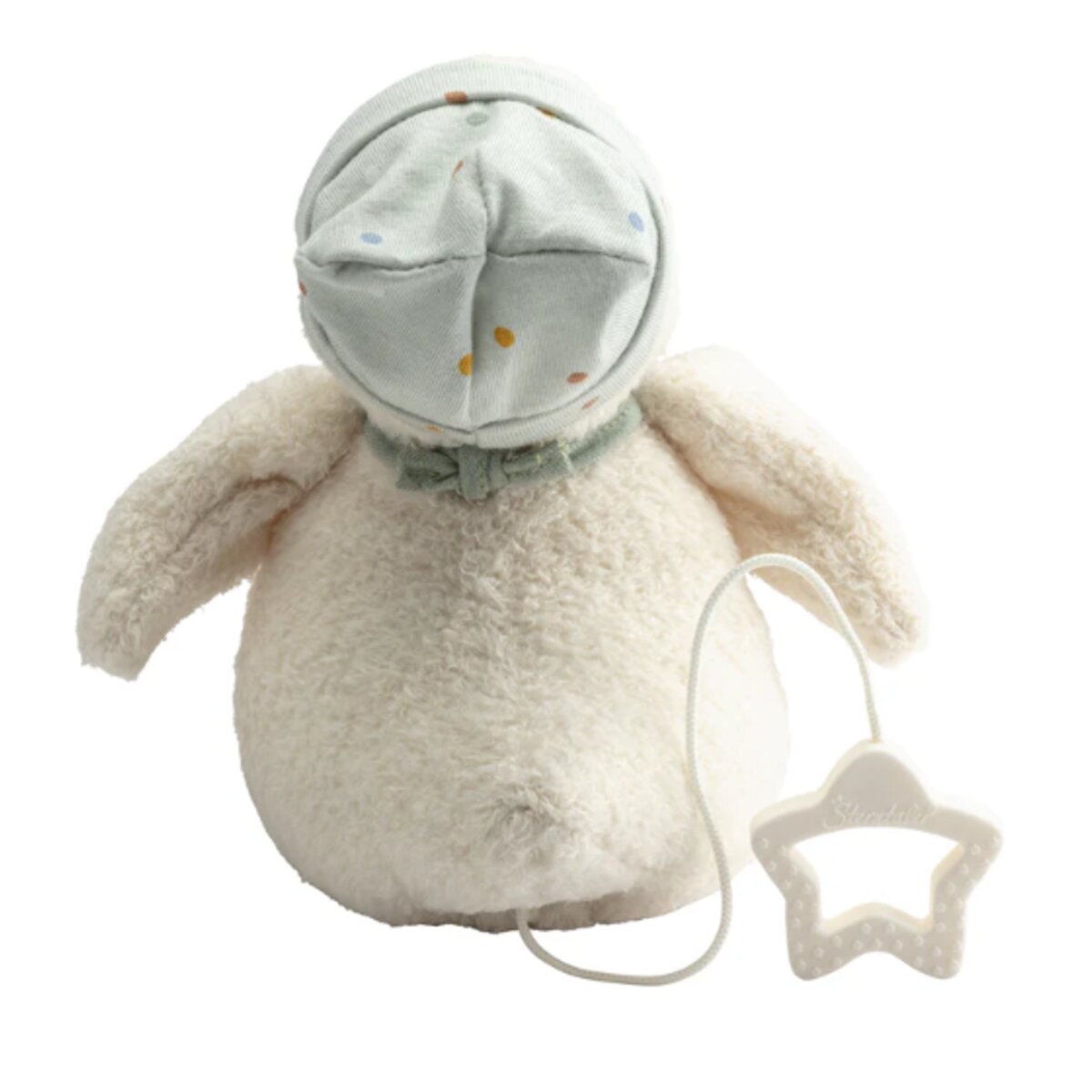 Sterntaler Spieluhr mittel, Ente Edda in cremeweiß, 20cm