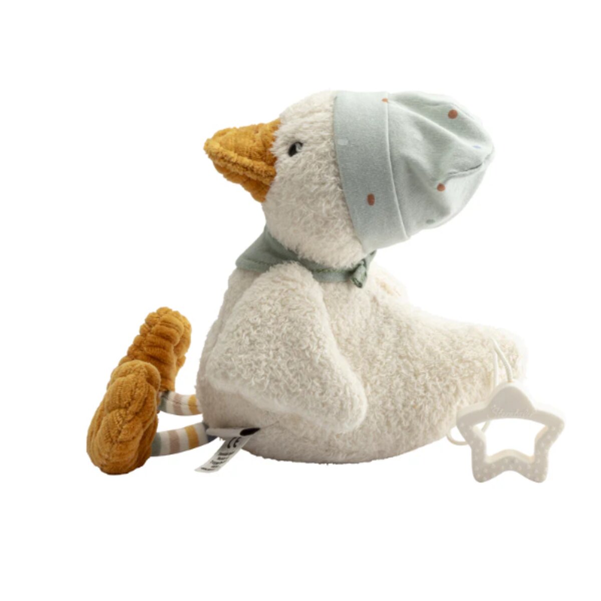 Sterntaler Spieluhr mittel, Ente Edda in cremeweiß, 20cm