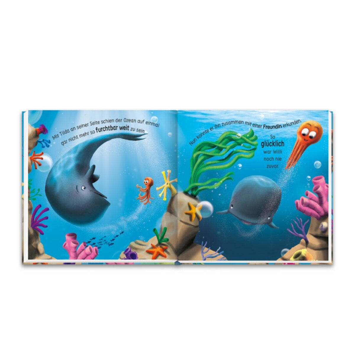 Trötsch Kinderbuch "Ein Freund für Willi Wal"