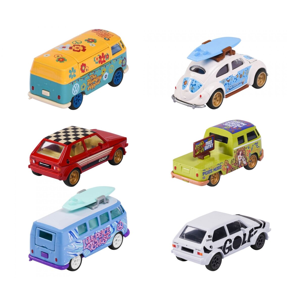 Majorette VW The Originals Deluxe Cars, 1 Stück, 6-fach sortiert