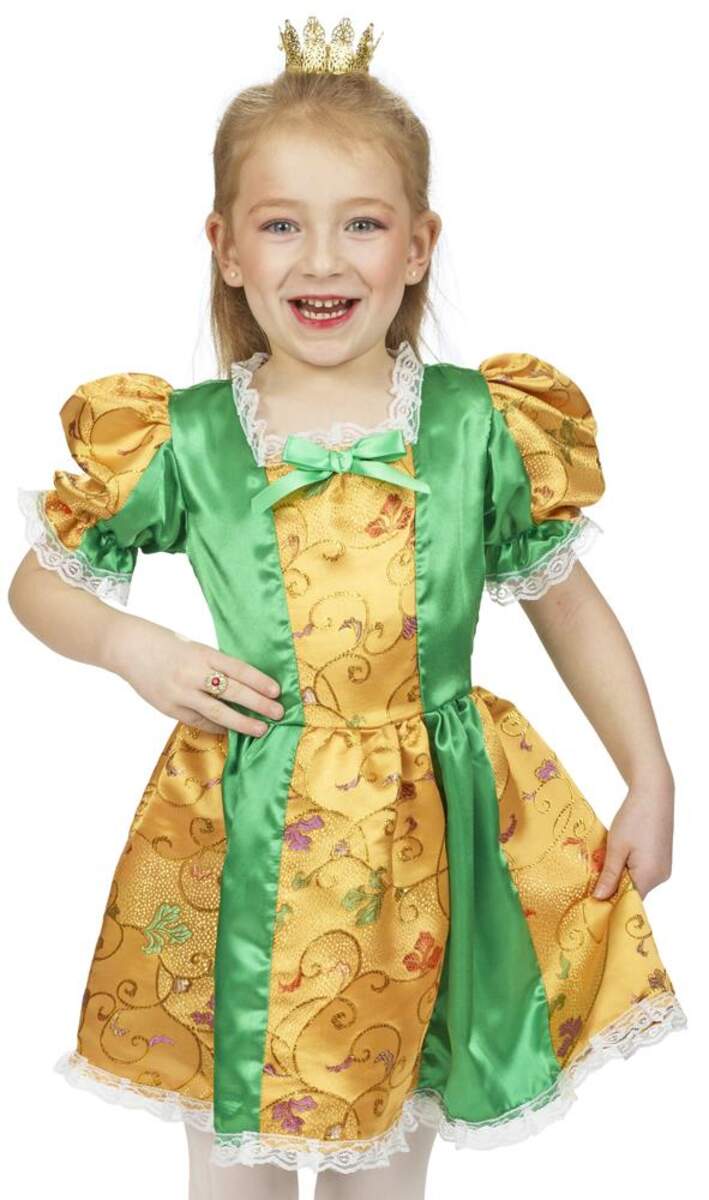 Andrea Moden Kinderkostüm Froschkönigin, Kleid 128