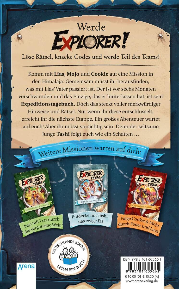 Arena Explorer Team - Das Abenteuer beginnt!