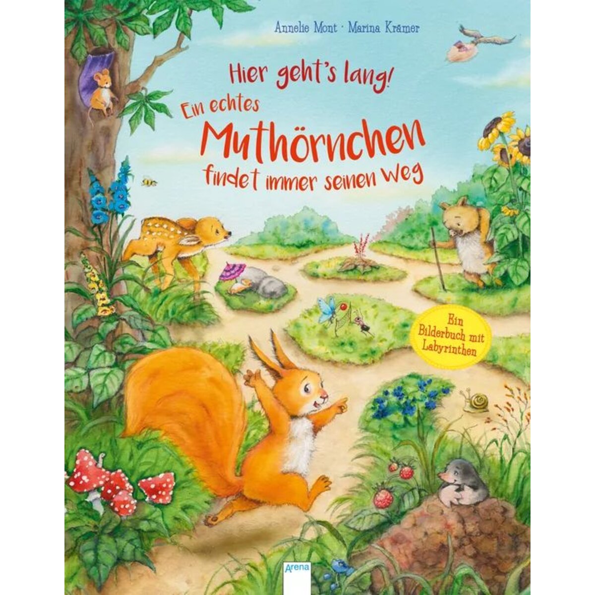 Arena Hier geht’s lang ! ein echtes Muthörnchen