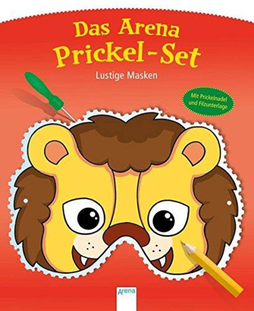 Arena Lustige Masken: Das Arena Prickel-Set