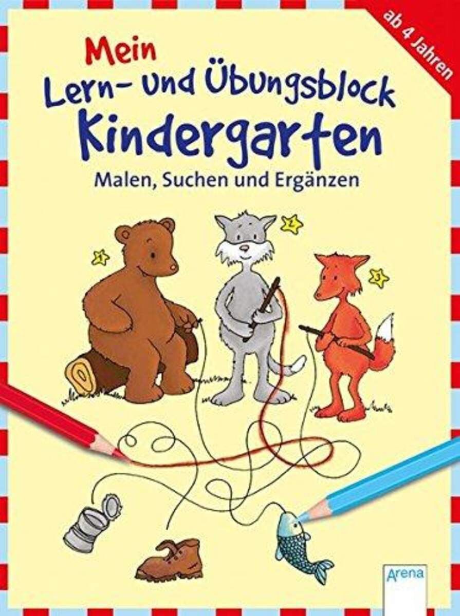 Arena Malen, Suchen und Ergänzen: Mein Lern- und Übungsblock