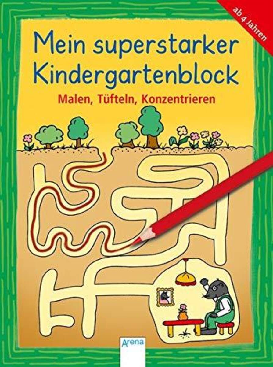Arena Malen, Tüfteln, Konzentrieren: Mein superstarker KINDERGARTENBLOCK