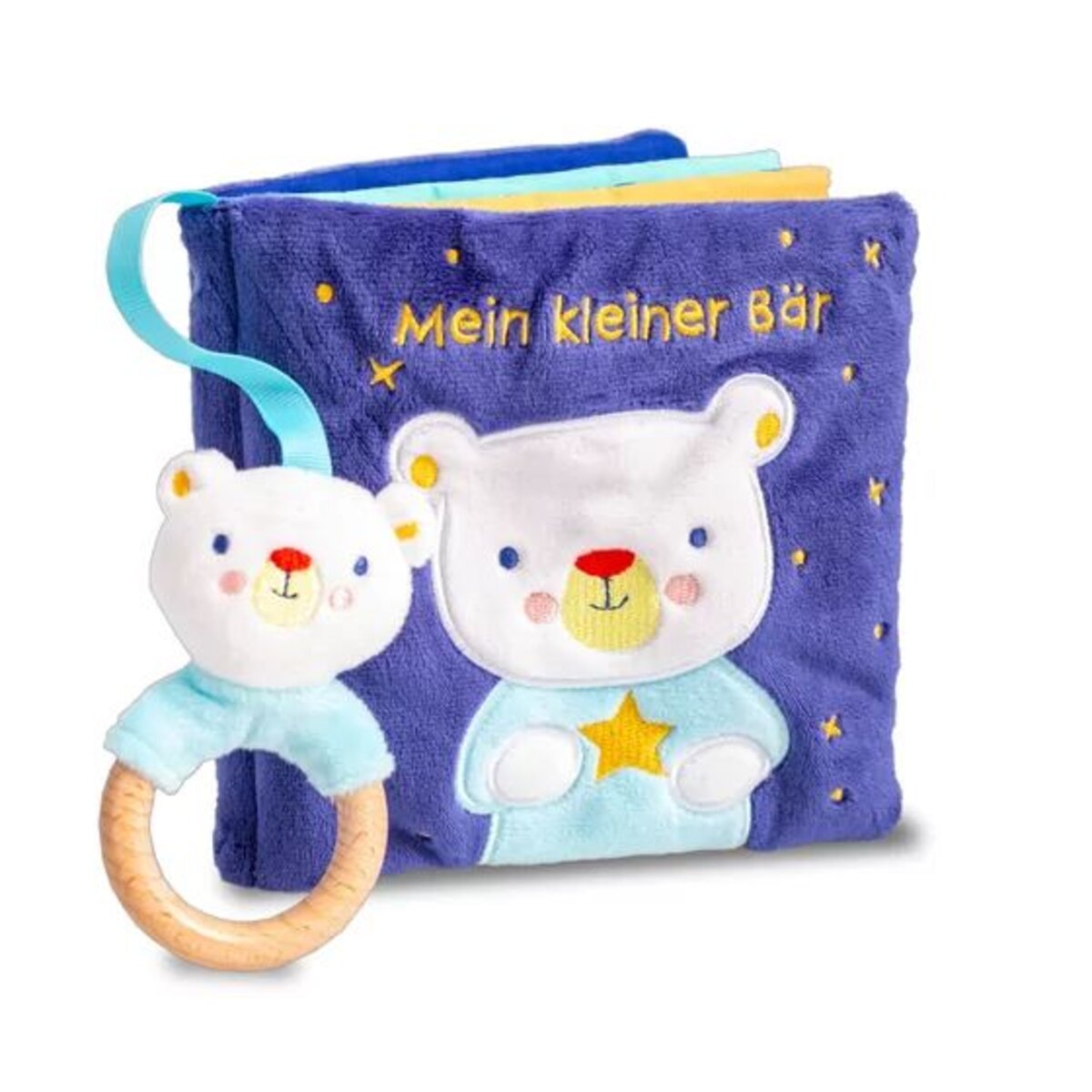Arena Mein liebstes Kuschelbuch mit echtem Holzbeißring. Mein kleiner Bär