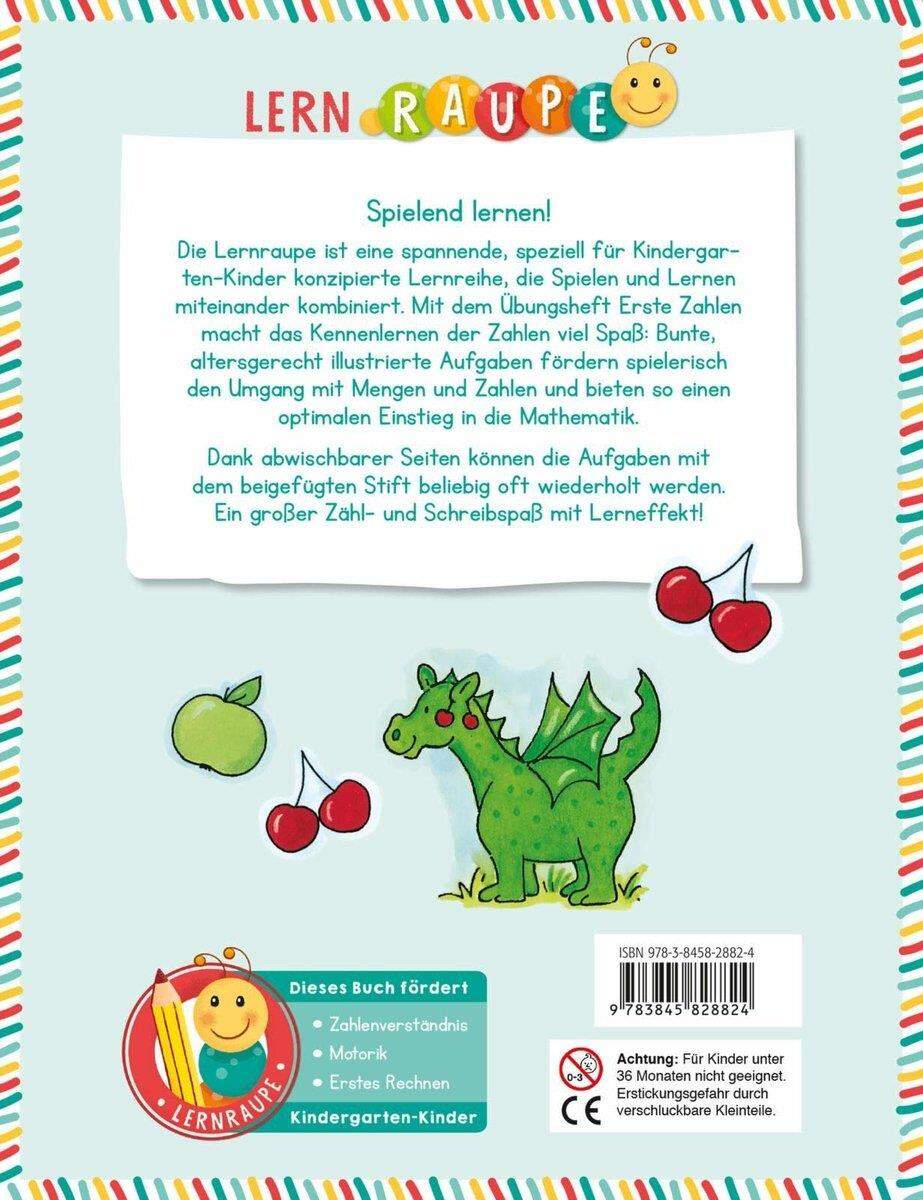 ars Edition Lernraupe - Ruckzuck weggewischt! Erste Zahlen