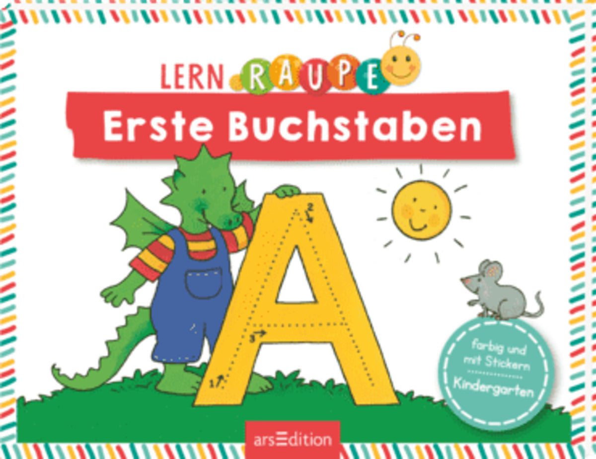 ars Edition Lernraupe – Erste Buchstaben