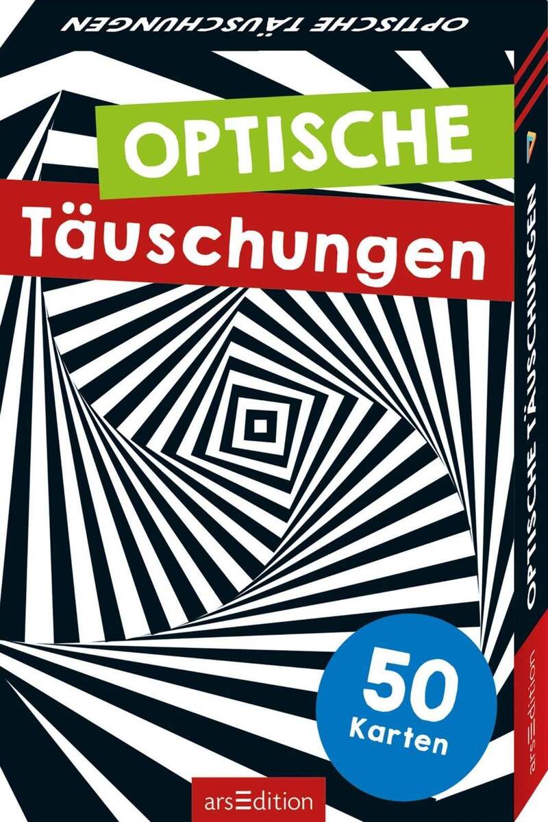 ars Edition Optische Täuschungen: 50 Karten
