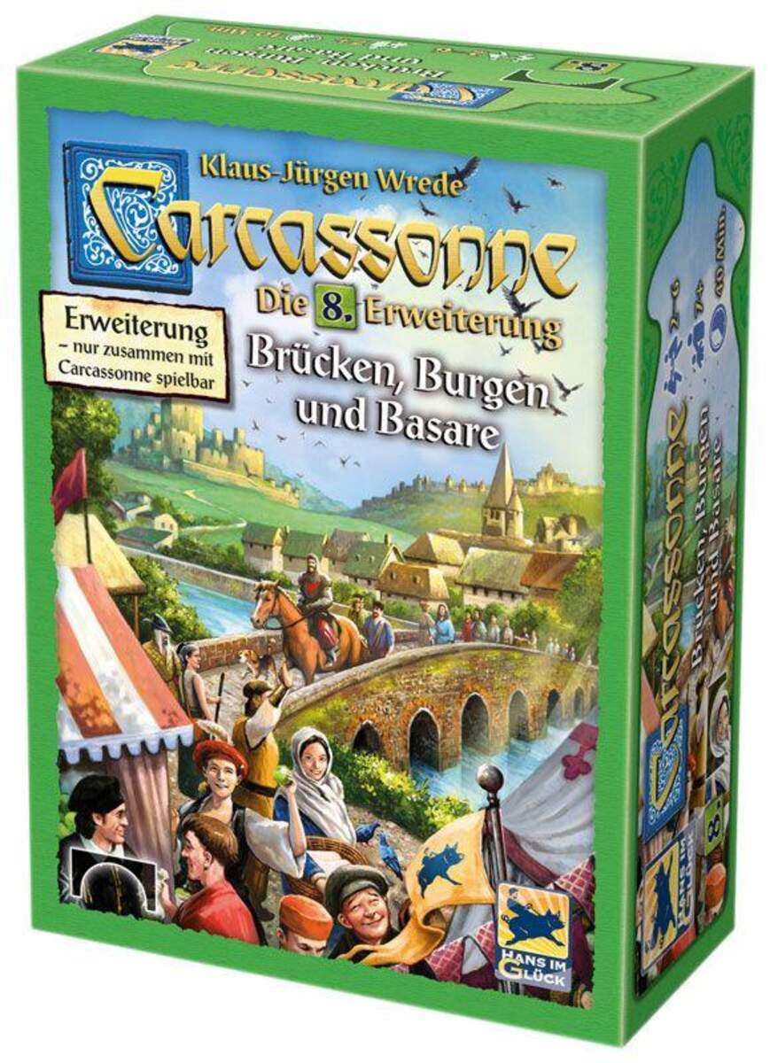Asmodee Carcassonne: Brücken Burgen und Basare Erweiterung