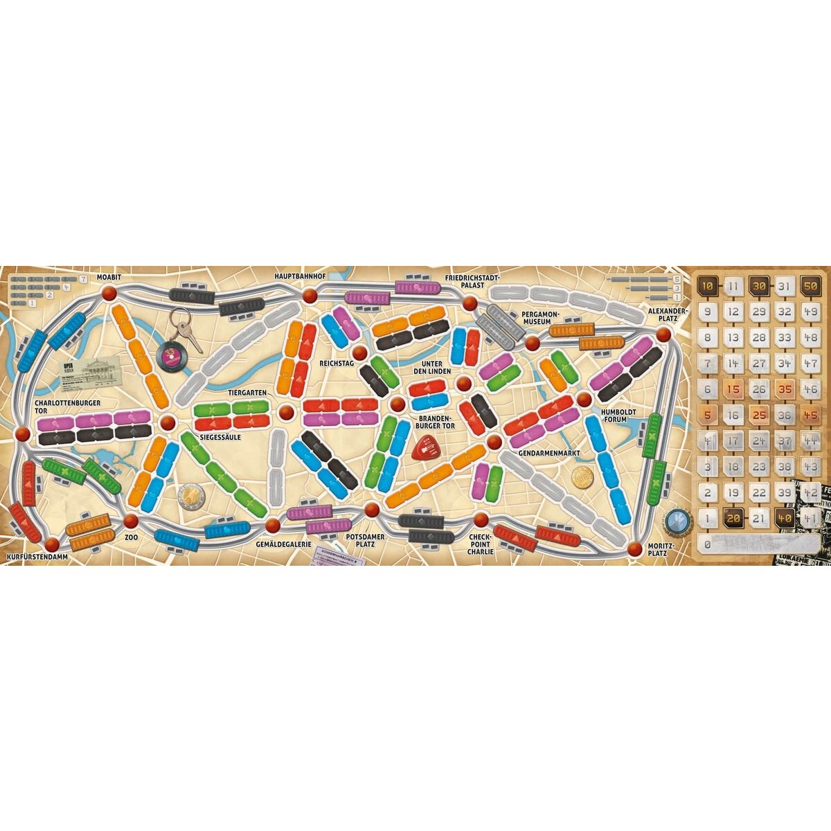 Asmodee Days of Wonder Zug um Zug: Berlin