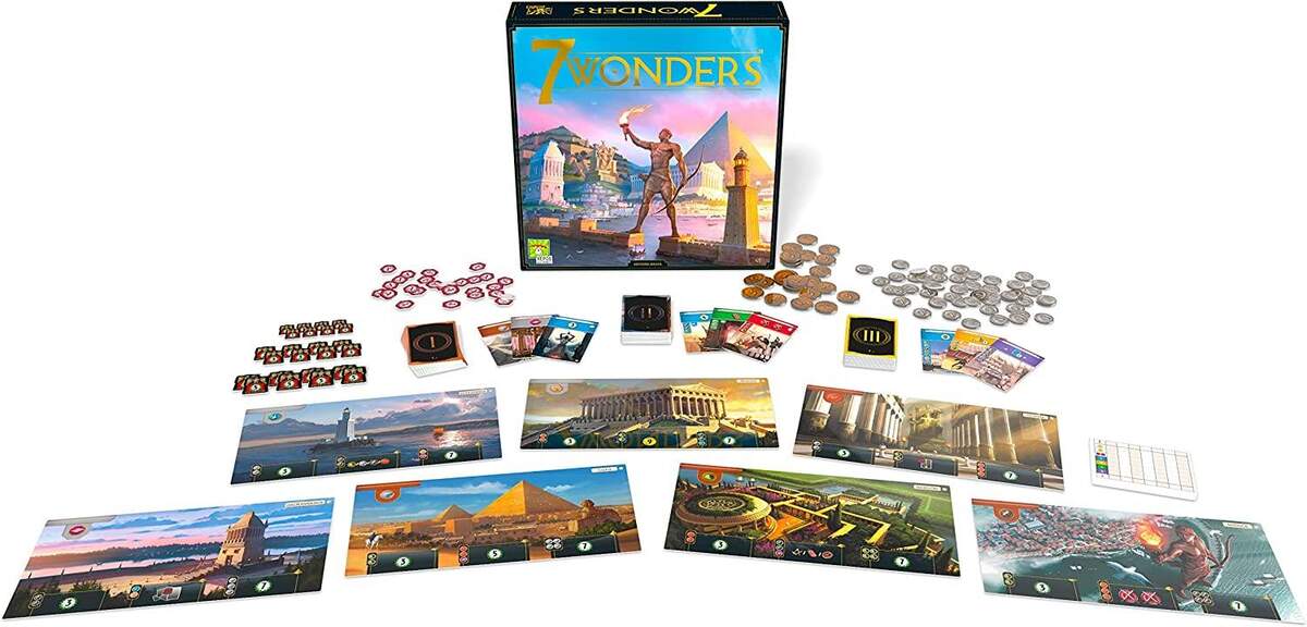 Asmodee Repos Production 7 Wonders Grundspiel