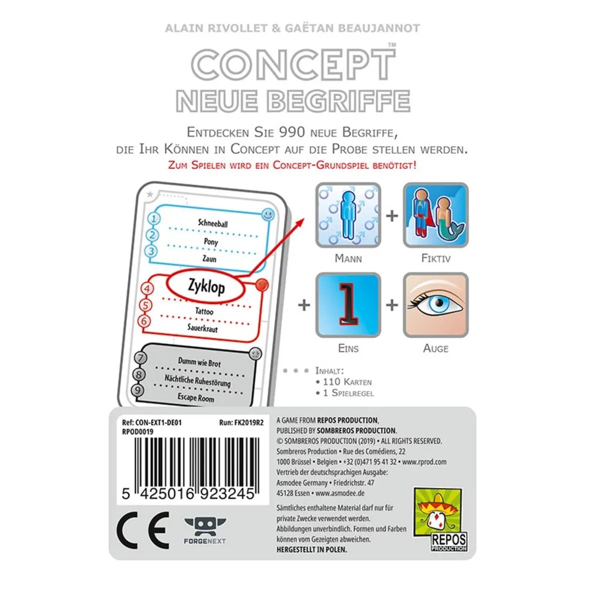 Asmodee Repos Production Concept - Neue Begriffe Erweiterung DE