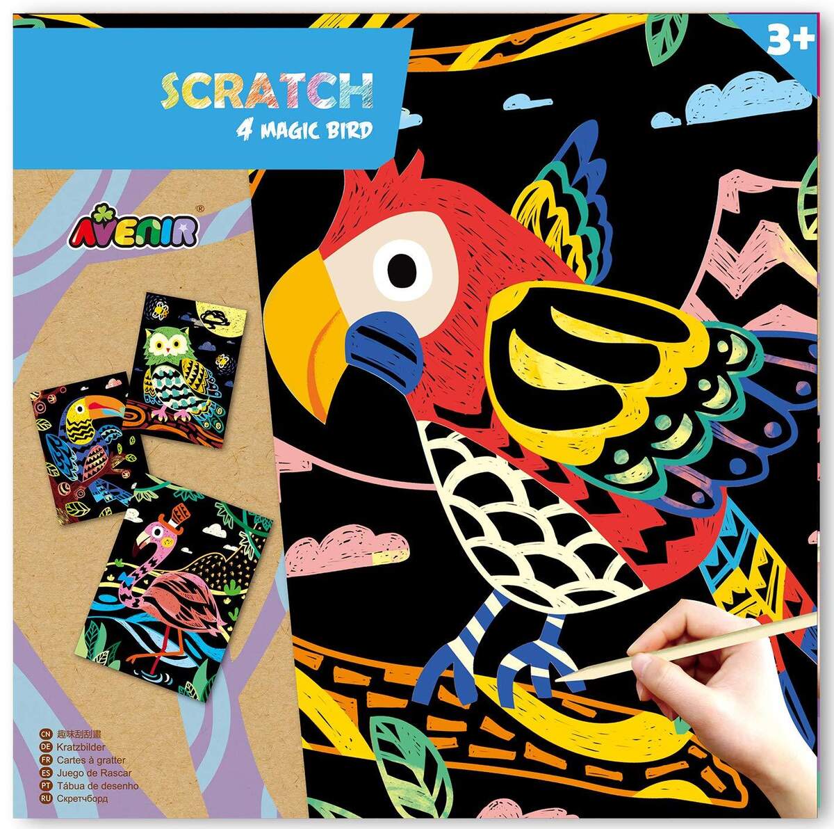 Avenir Scratch Magic Bird