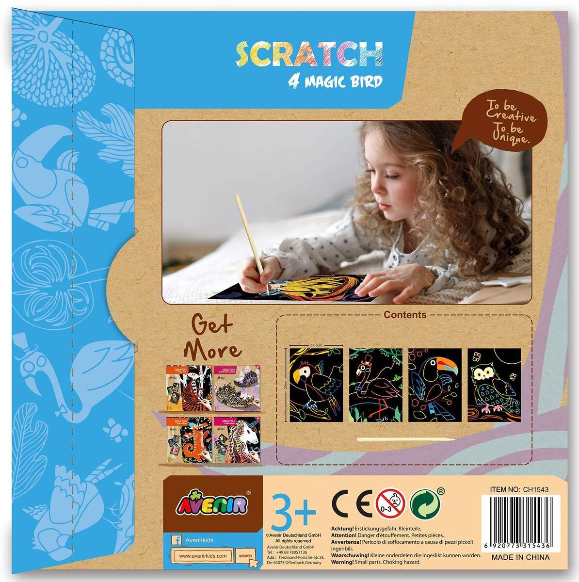 Avenir Scratch Magic Bird