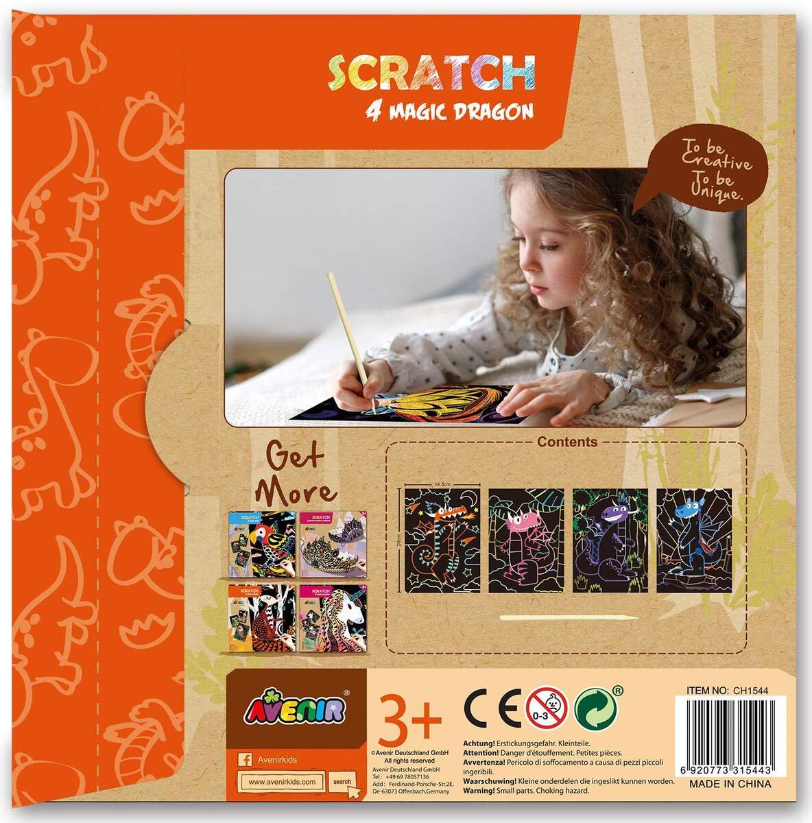 Avenir Scratch Magic Dragon