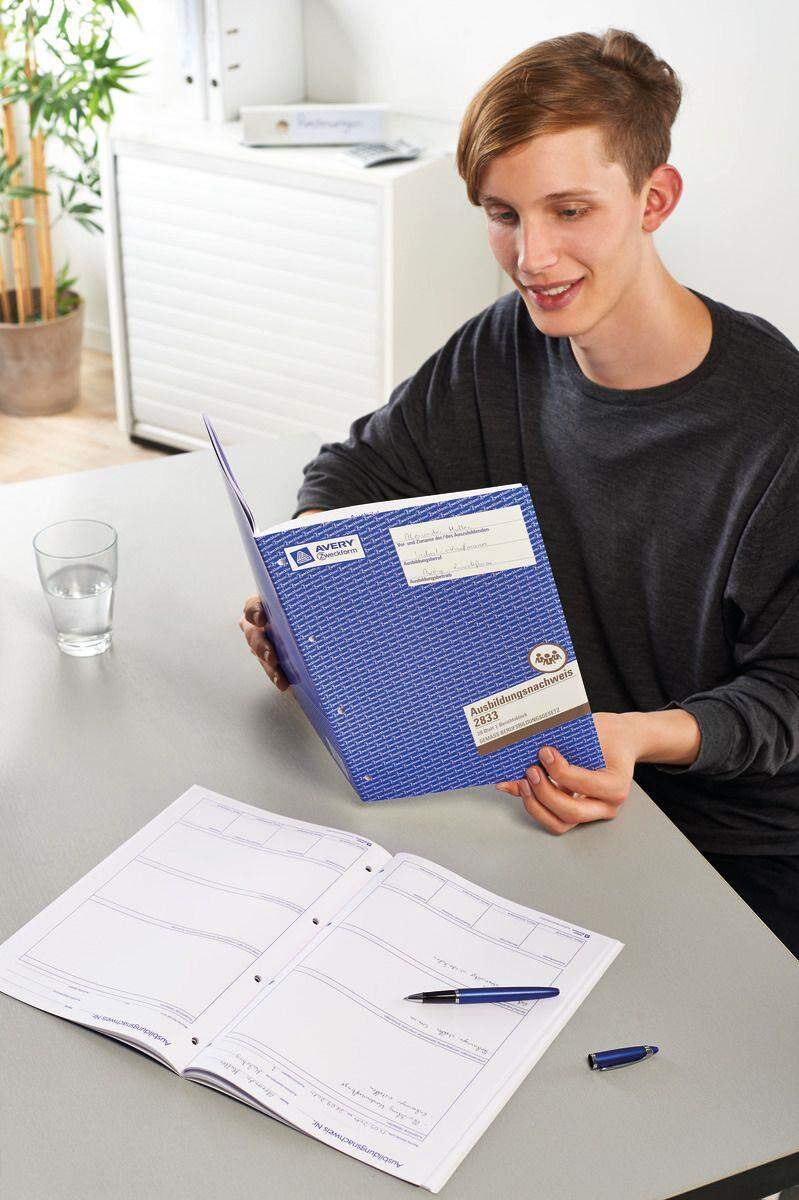Avery Zweckform 2831 Ausbildungsnachweis, in Heftform, A4, 28 Blatt