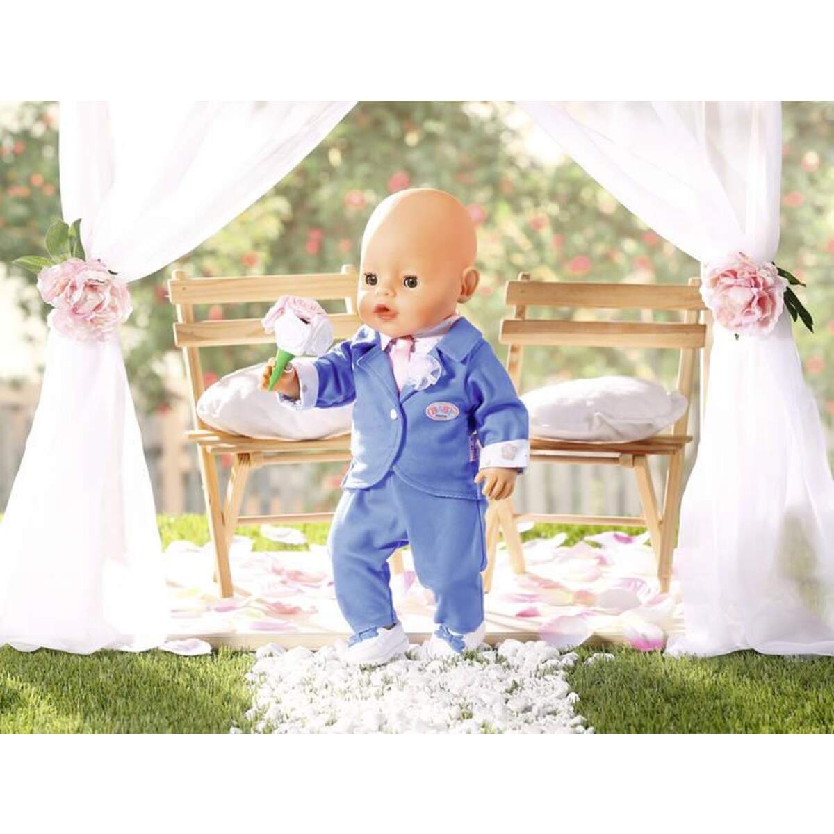 BABY born® Boutique Anzug Deluxe Bräutigam 43cm