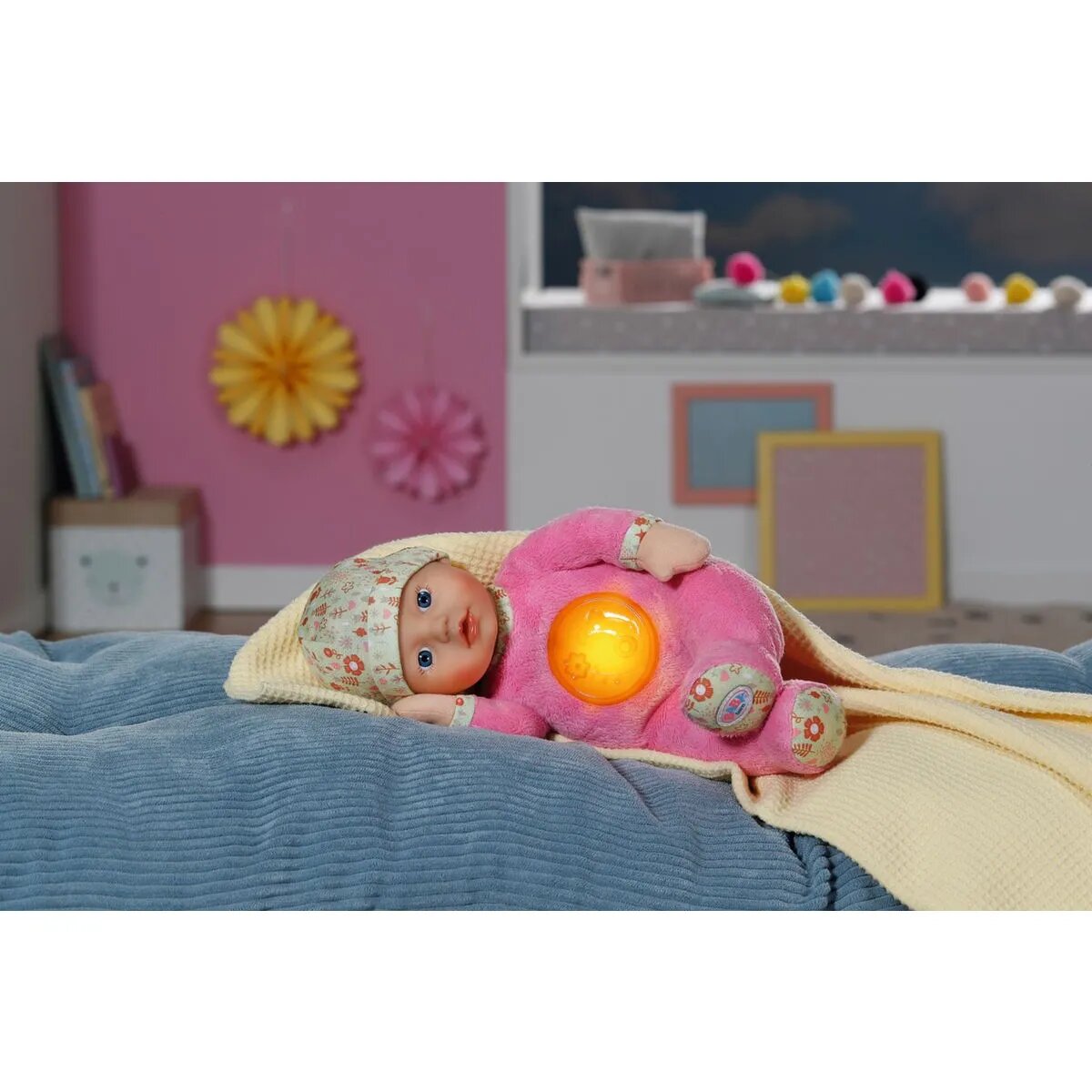 BABY born Nightfriends for babies 30cm mit Nachtlicht und Schlaflied.