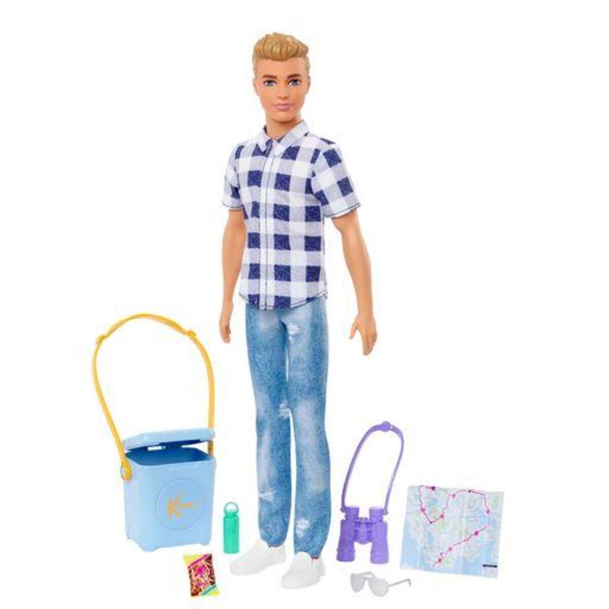 Barbie „Abenteuer zu zweit“ Ken Camping-Puppe und Zubehör