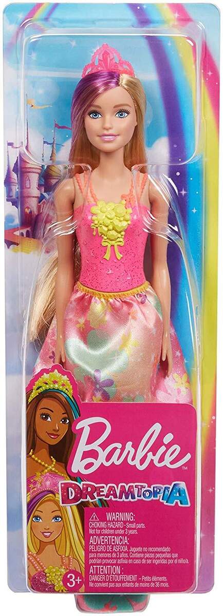 Barbie Dreamtopia Prinzessin Puppe, blond- und lilafarbenes Haar