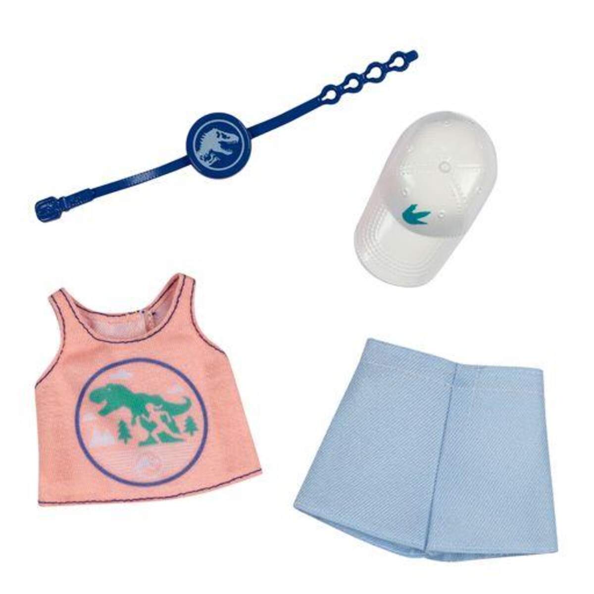 Barbie Moden Sortiment mit Puppenkleidern, 1 Outfit & Zubehörteile, 1 Set, 8-fach sortiert