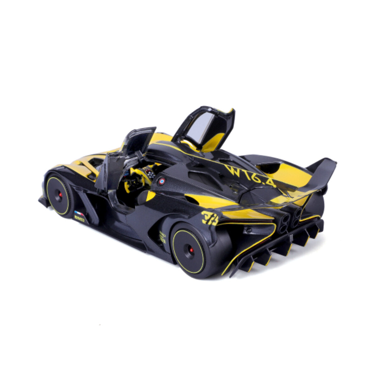 BBURAGO Bugatti Bolide gelb/schwarz, 1:18