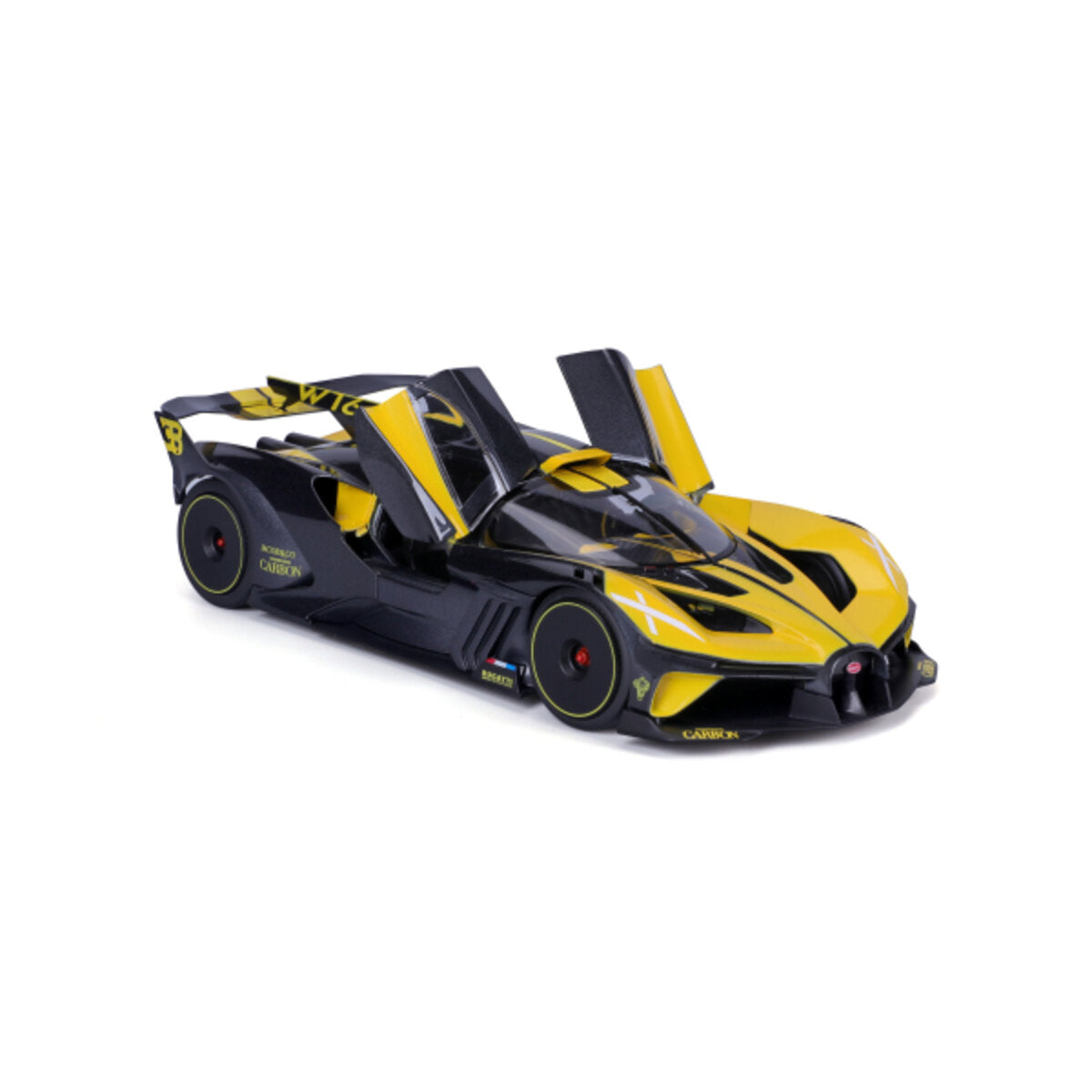 BBURAGO Bugatti Bolide gelb/schwarz, 1:18