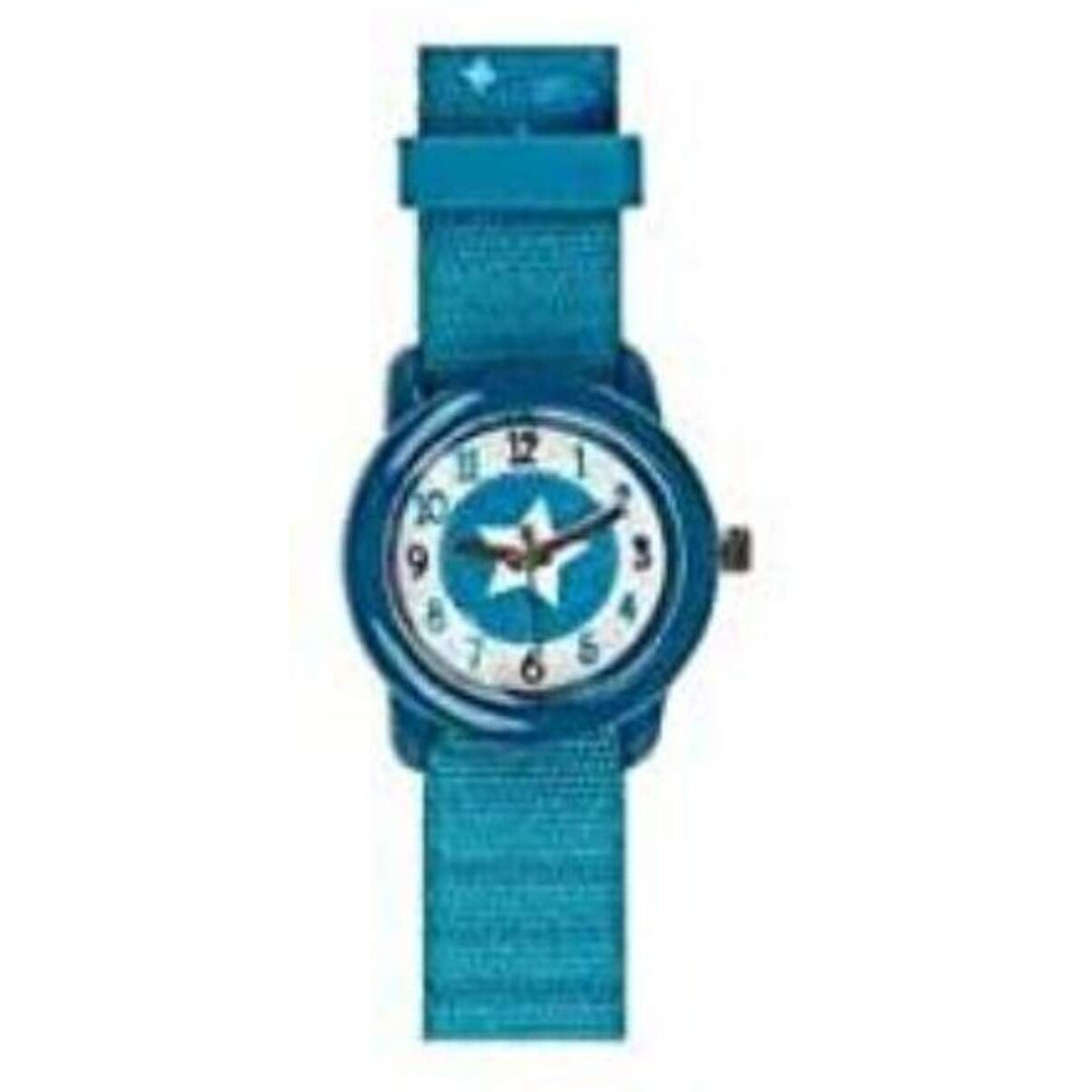bb Klostermann Kinderuhr, Textil Weltall türkis