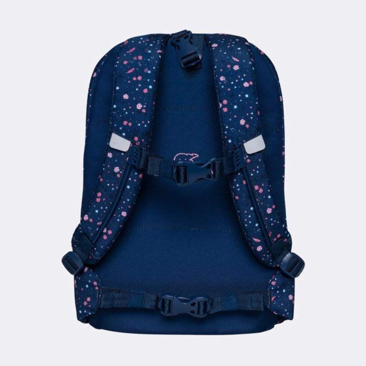 Beckmann Schulrucksack-Set Active Air FLX - Forest Deer Blue, 6-teilig