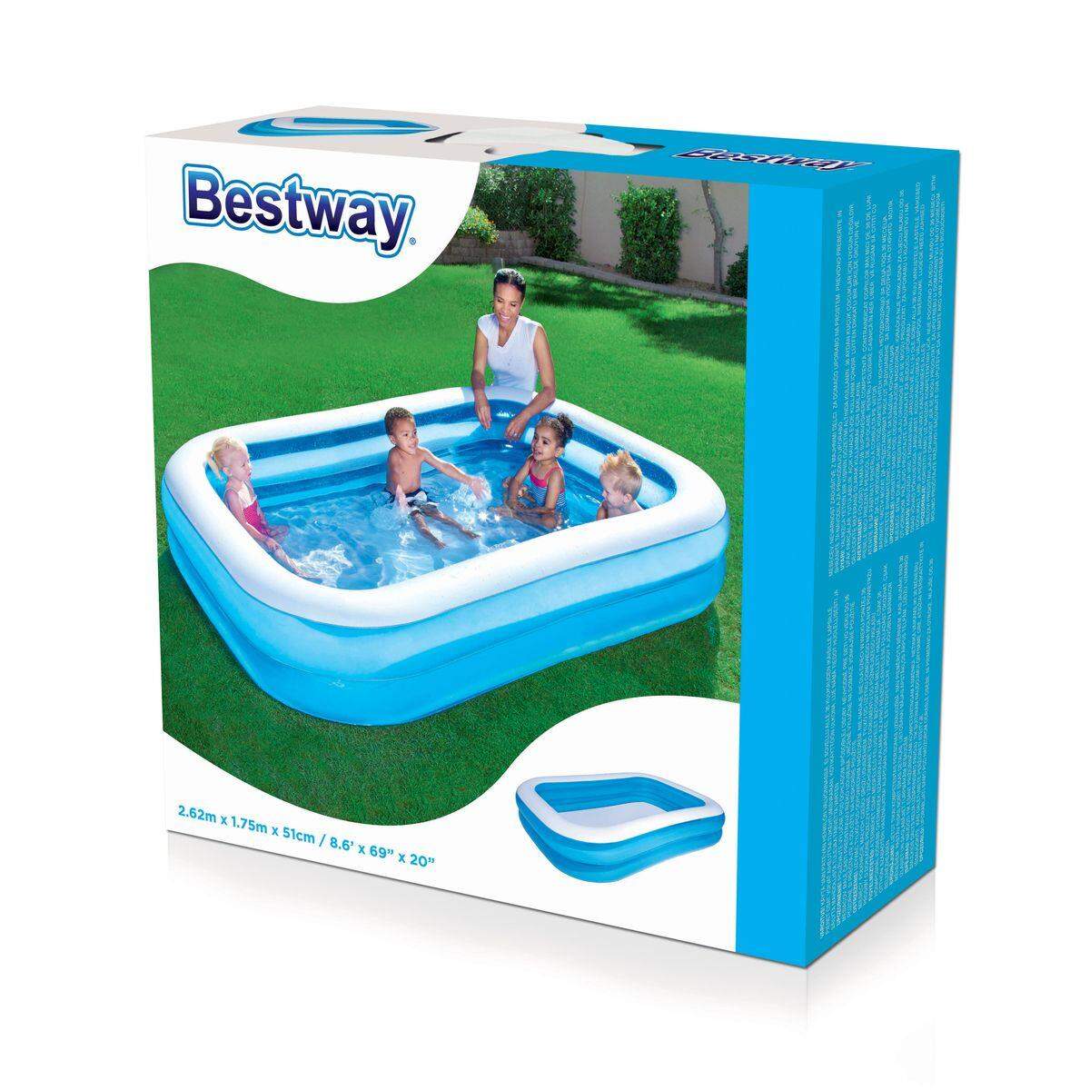 Bestway Family Pool 262 x 175 x 51 cm