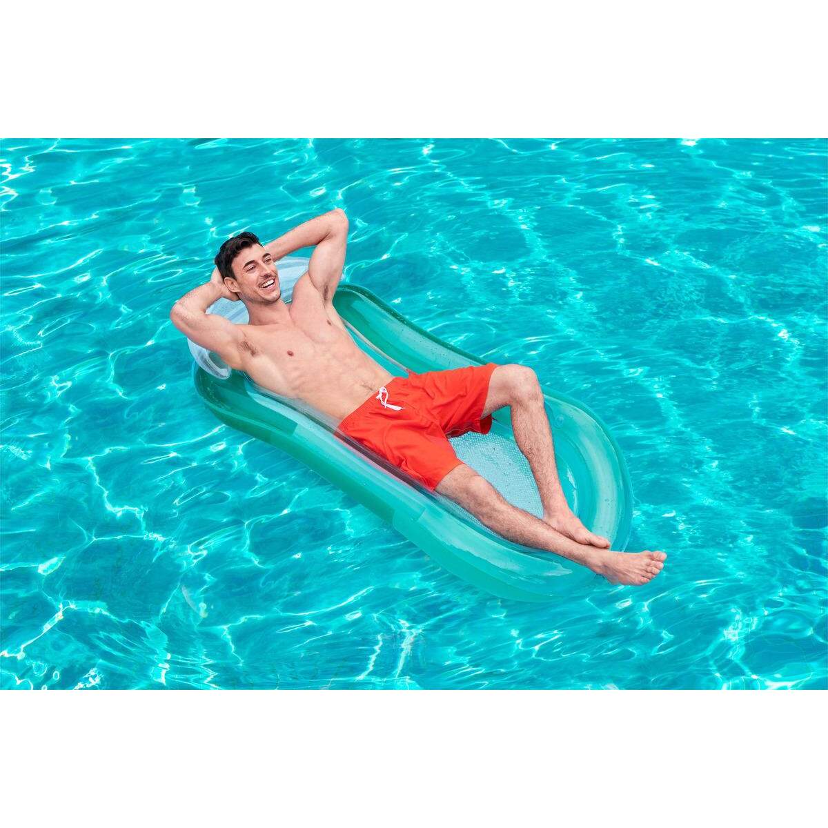 Bestway Luftmatratze Aqua Lounge mit Netzboden 160 x 84 cm, 1 Stück, sortiert