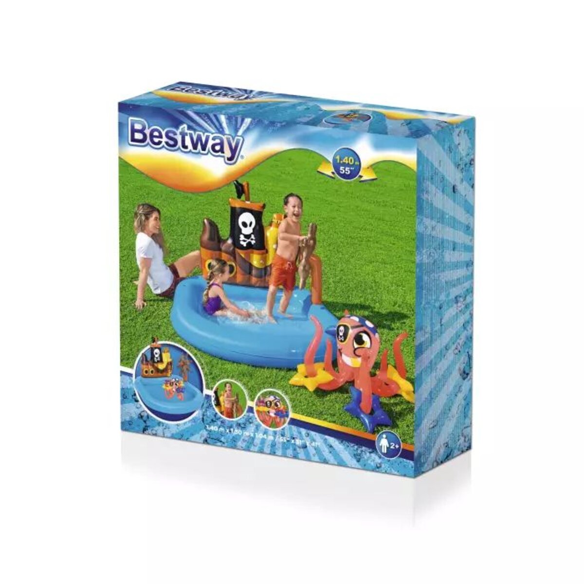 Bestway Wasserspielcenter Ships Ahoi 140 x 130 x 104 cm