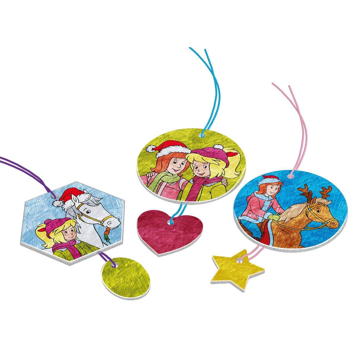 Schmidt Spiele Bastelsets Bibi und Tina Bastel Set Weihnachten, 1 Stück, sortiert