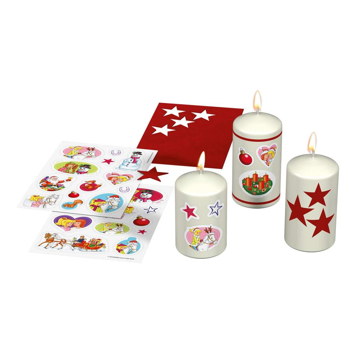 Schmidt Spiele Bastelsets Bibi und Tina Bastel Set Weihnachten, 1 Stück, sortiert