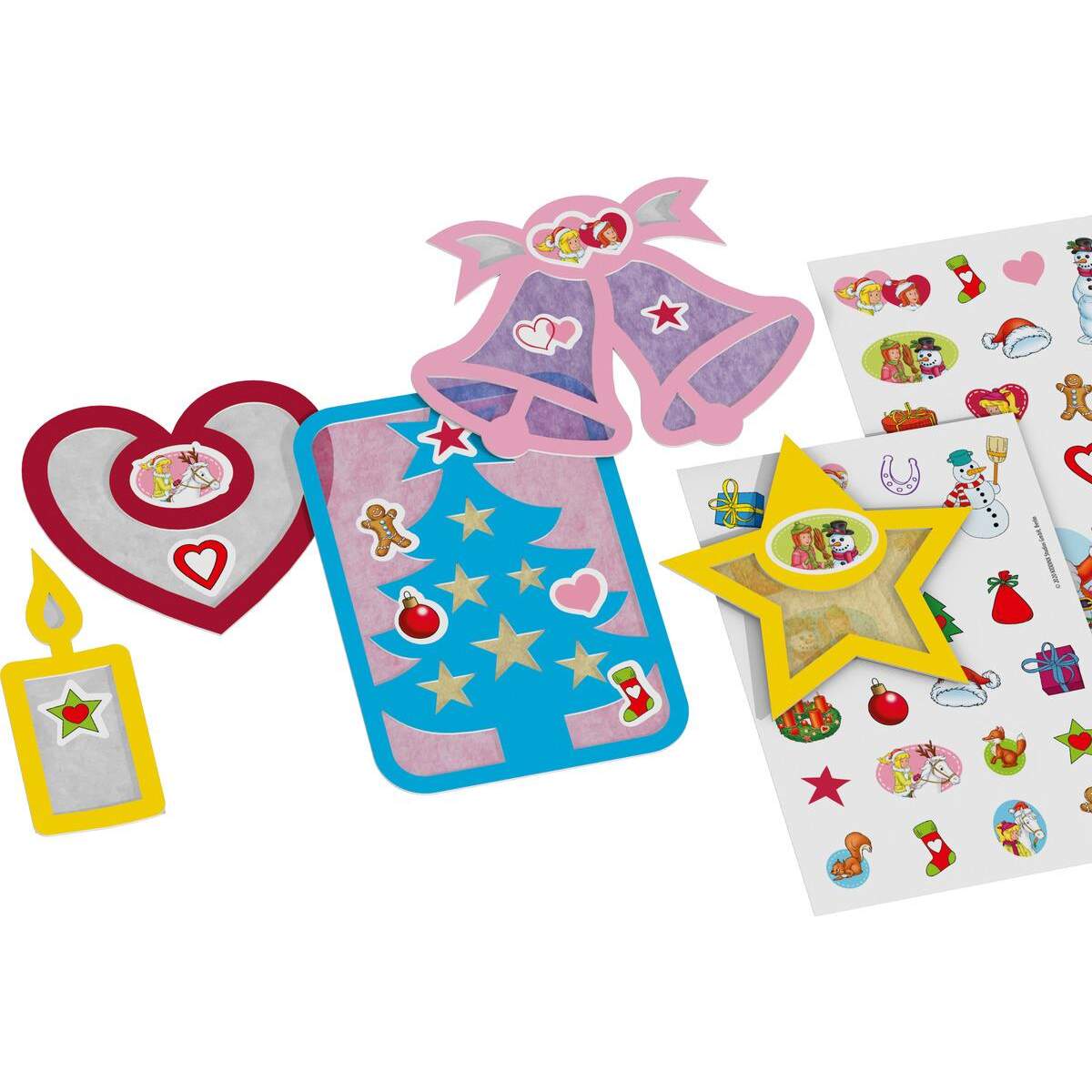 Schmidt Spiele Bastelsets Bibi und Tina Bastel Set Weihnachten, 1 Stück, sortiert