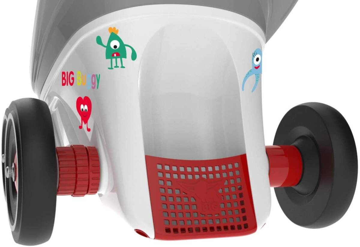 BIG Buggy Multifunktionsanhänger 3-in-1, grau