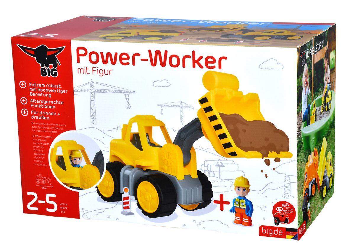 BIG Power-Worker Radlader + Figur