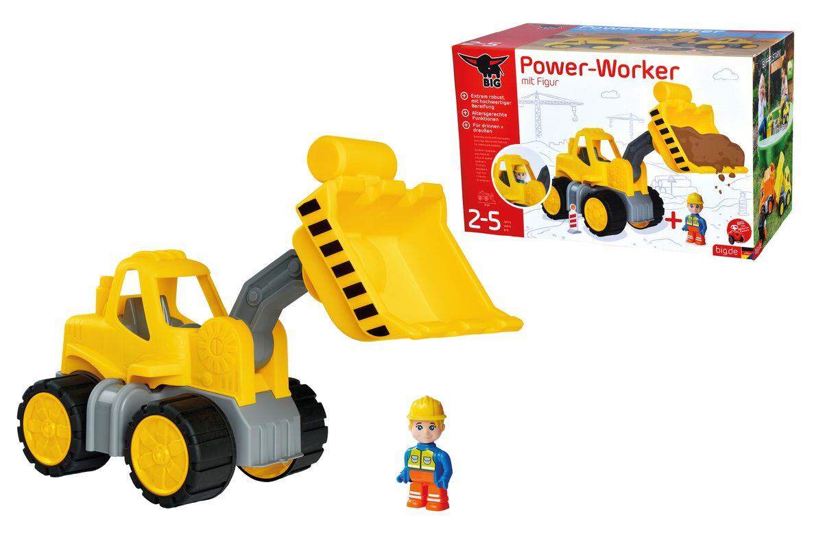 BIG Power-Worker Radlader + Figur