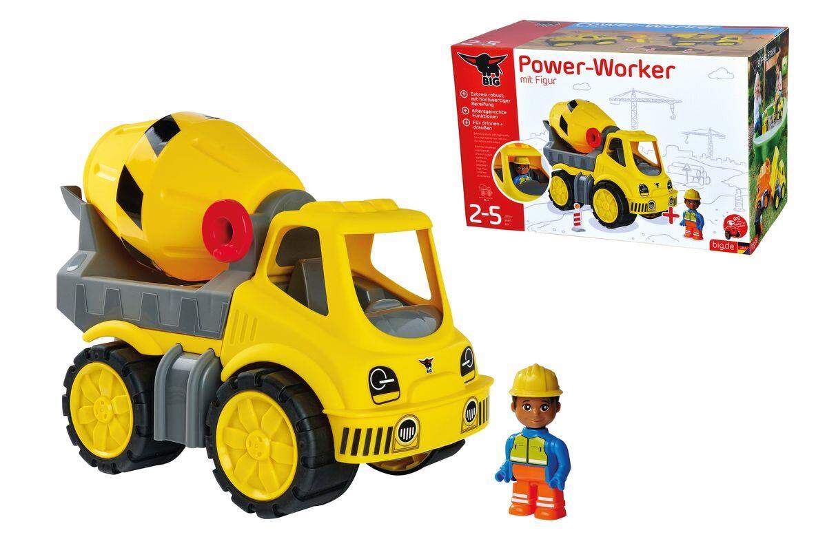 BIG Power-Worker Zementmischer+Figur