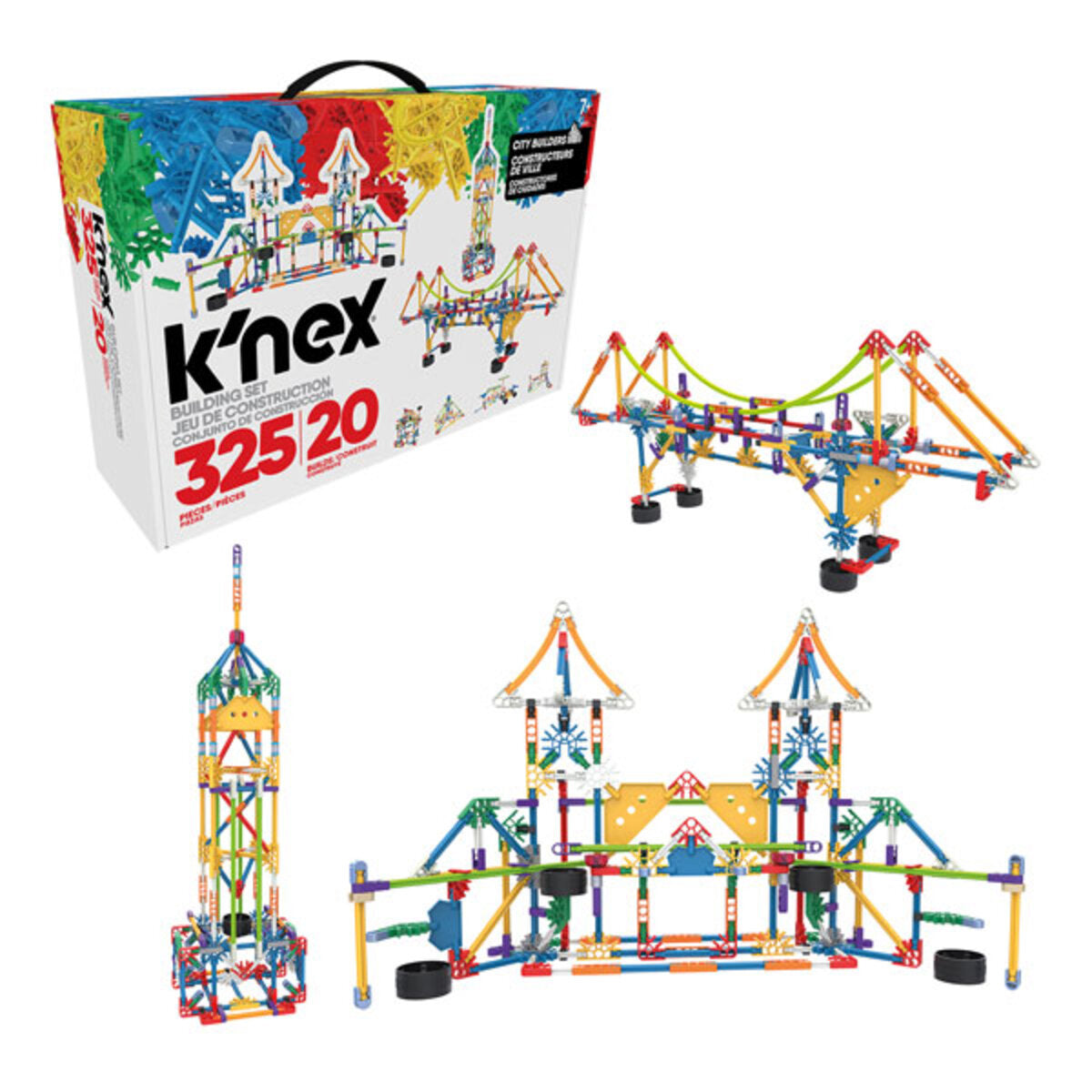 Boti K`NEX Bausatz City 30 Modelle, 325-teilig