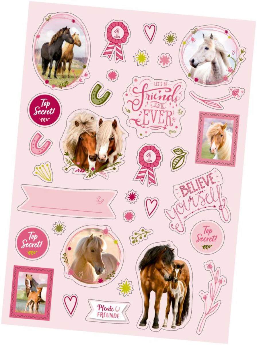 Briefpapier-Set Pferdefreunde