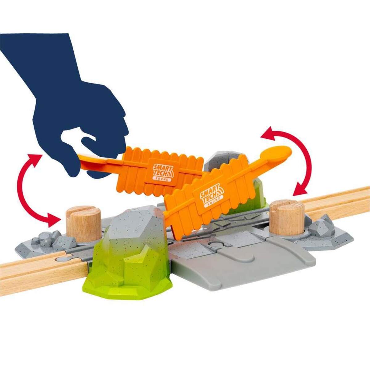 BRIO 33965 Smart Tech Sound Abenteuer-Bahnübergang